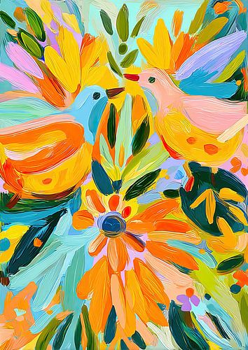 Yellow companions in bloom