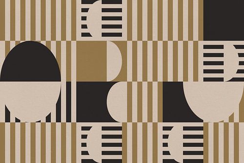 Retro Architectuur. Abstracte geometrische kunst III