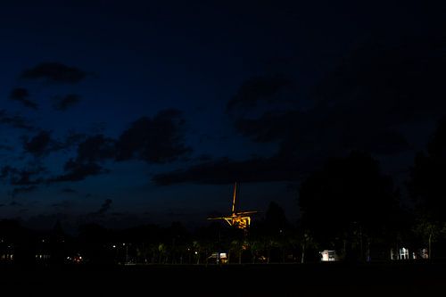 Wilhelmus Hubertus molen in de nacht
