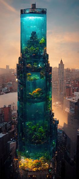 Boven De Grote Vissentoren par Peintures accrocheuses