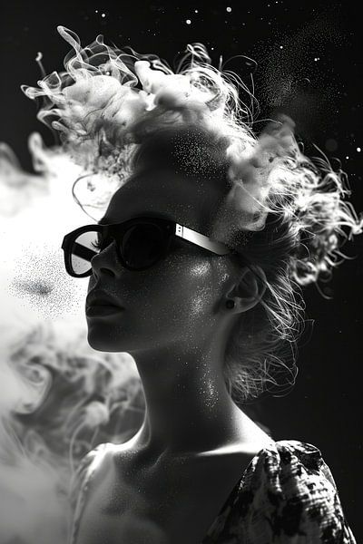 Smokey Silhouette von Vlindertuin-Art