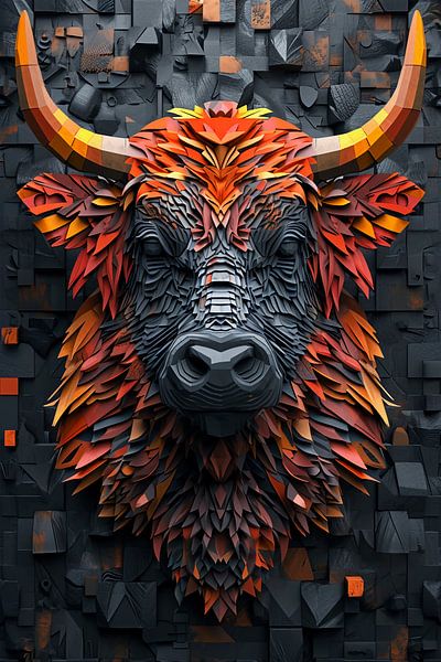 Highland cow by haroulita