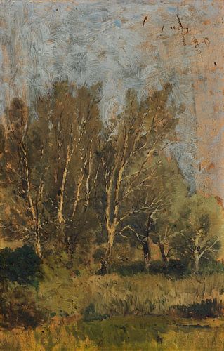 Theodor von Hörmann, Berkenbomen aan de bosrand