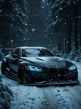 Winter Elegance: BMW M4 by John Dan