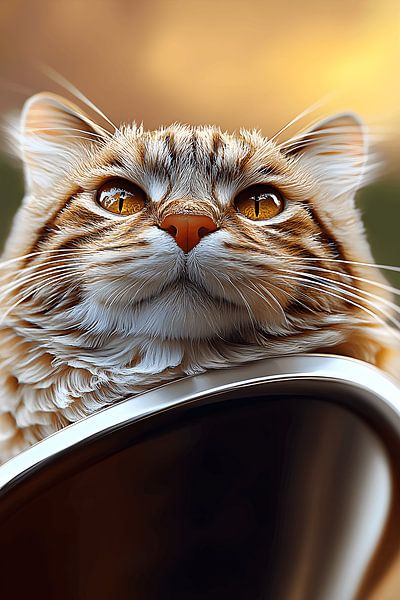 Goldener Blick des Chinchillareichs von Vythryd Arts