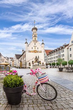 KEMPTEN Rathaus und Rathausplatz von Melanie Viola