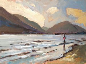 Mädchen watet in der Buttermere