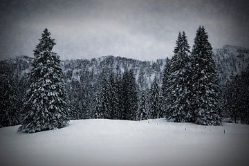 Bavarian Winter's Tale IV van Melanie Viola