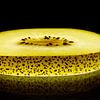 Macro Gele kiwi van Jeroen Berendse