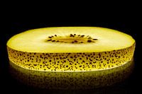 Macro kiwi jaune
