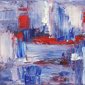 Blauw Wit Rood van Maria Meester