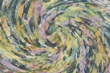 Lentestorm - een abstracte impressie van Anna Marie de Klerk