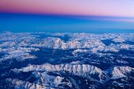 Das Mont Blanc Massiv  im Sonnenuntergang von Denis Feiner Miniaturansicht
