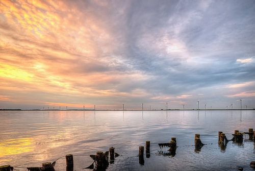 Zonsondergang Eemmeer bij Spakenburg