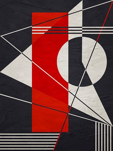 Moderne Abstrakte Geometrische Kunst von Online Arts