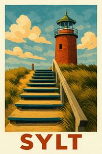 Roter Wächter - Phare sur l'île de Sylt