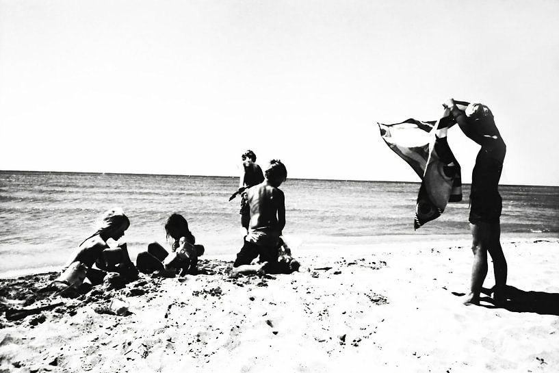 Fröhlicher Strandtag von Raymond van Olphen