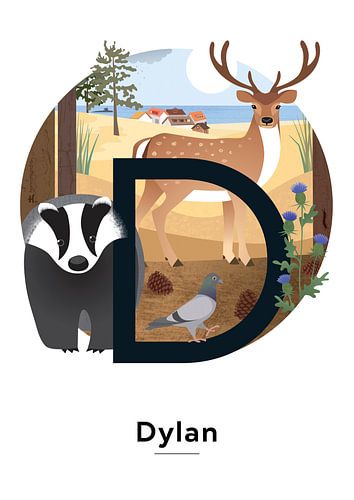 Affiche nominative Dylan