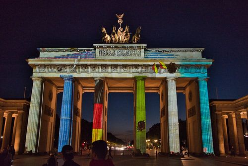 Brandenburger Tor met Festval of Lights