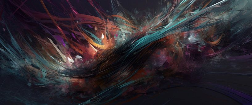 Velocity Vortex: A Chromatic Dance of Speed and Tension by ML