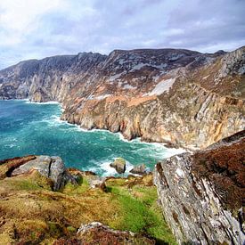 Slieve League, Ierland van MarJamJars