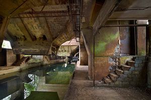 Terre Rouge eine alte Stahlfabrik
