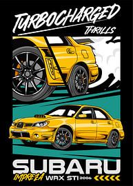 Subaru Impreza WRX STI JDM Car by Adam Khabibi