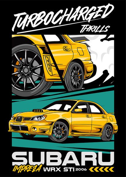 Subaru Impreza WRX STI JDM Car by Adam Khabibi