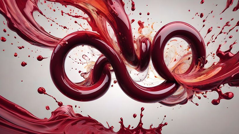 Red Liquid Dance par Bart Veeken