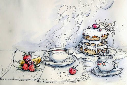 Drawing, still life -10