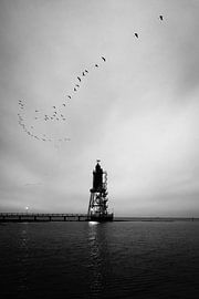 Leuchtturm Obereversand an der Nordsee