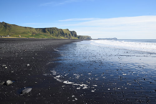 Het zwarte strand van Vik, IJsland