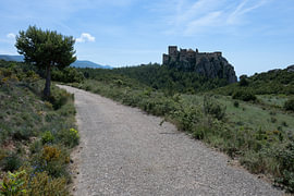 Der Weg zum Castillo de Loarre von Peter Bartelings