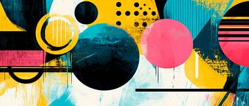 Farbige Geometrie – Modern und Verspielt von Poster Art Shop