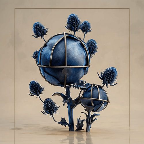 Silence in Thistle Blue