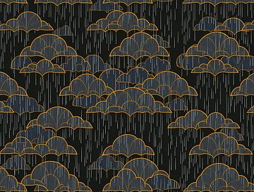 Art Deco Cloudburst by Artistic