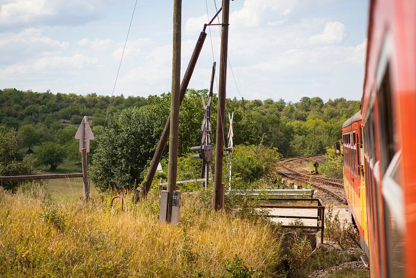 Voyager en train à travers la Hongrie par Ger Beekes