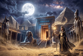 Mystical Egyptian Night by Markus Gann