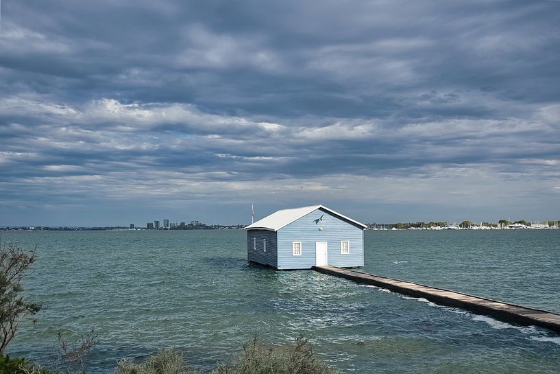 Dramatic sky at the Blue Boat House by Frank's Awesome Travels