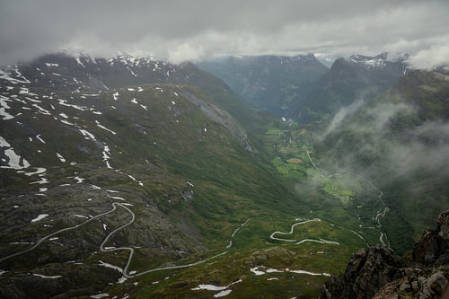 Geiranger Skywalk – Vue depuis Dalsnibba, Norvège