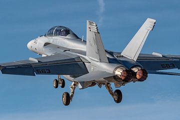 Touch and go's! A Boeing EA-18G Growler makes another touch and go at NAF El Centro! by Jaap van den Berg