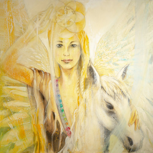 Image d'ange : l'ange de l'illumination