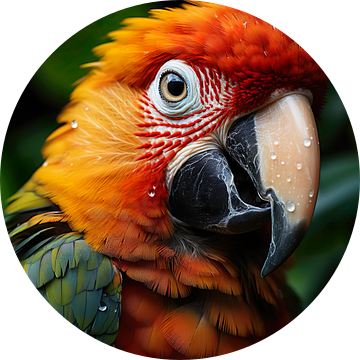 Kleurrijke papegaai van PixelPrestige