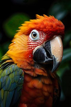 Kleurrijke papegaai van PixelPrestige