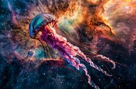 Colourful jellyfish in space by Imperial Art House thumbnail
