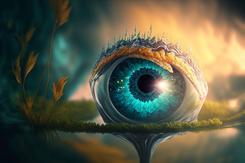 Het oog van moeder natuur van Bernardine de Laat