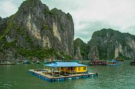 floating homes in Halong Bay, Vietnam by Jan Fritz thumbnail