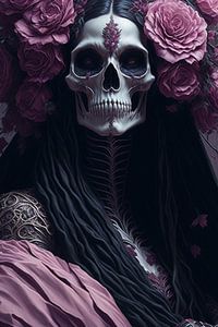 Fragilité enveloppée de fleurs V
