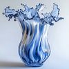 Vase bleu sur CanvasbyCaro
