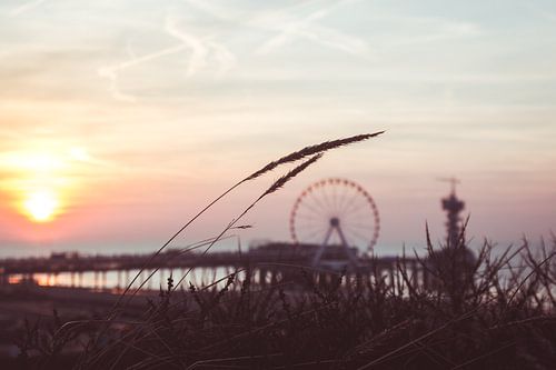 Zonsondergang achter de Pier